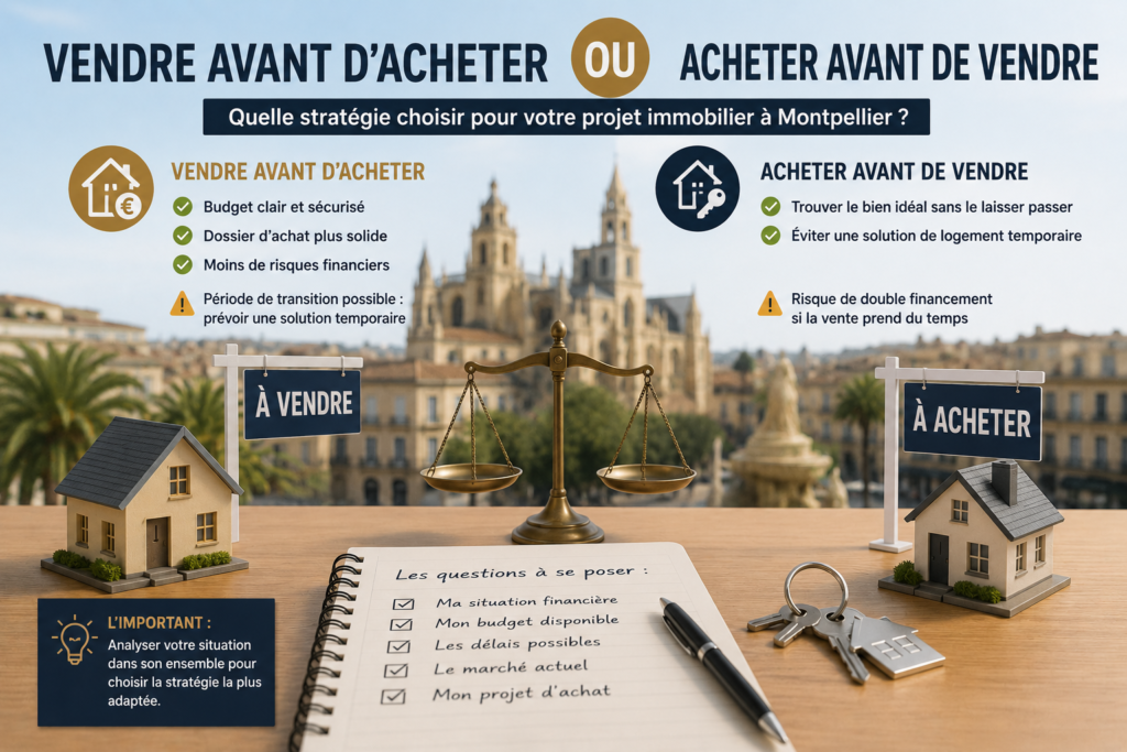 vendre avant d'acheter à Montpellier